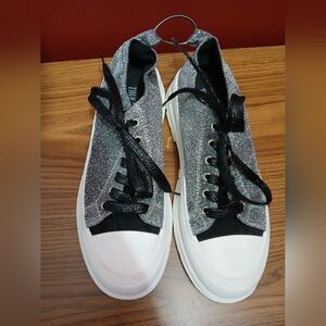 Silver Glitter Sneaker True Religion